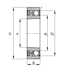 {(dio)S 2212-K-2RS-TVH-C3, (j) DIN 630 (bio)(zhn)Ҫߴ, FףF 1:12ɂ(c)ܷ
