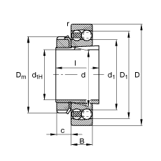 {(dio)S 1307-K-TVH-C3 + H307, (j) DIN 630  DIN 5415 ˜ʵҪߴ, F׺;o