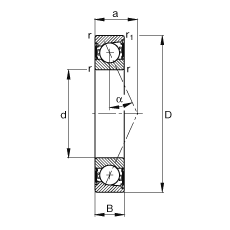 SS B7007-E-2RSD-T-P4S, {(dio)(ji)Ɍ(du)b|  = 25㣬ɂ(c)ܷǽ|ƹ