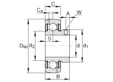 S GAY100-NPP-B-AS2/V, Ȧ ƽ^ᔶλɂ(c) P ܷ⣬(j) ABMA 15 - 1991Ӣ